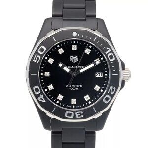 TAG HEUER Aqua racer Watches ceramic 300M 11P Diamond used